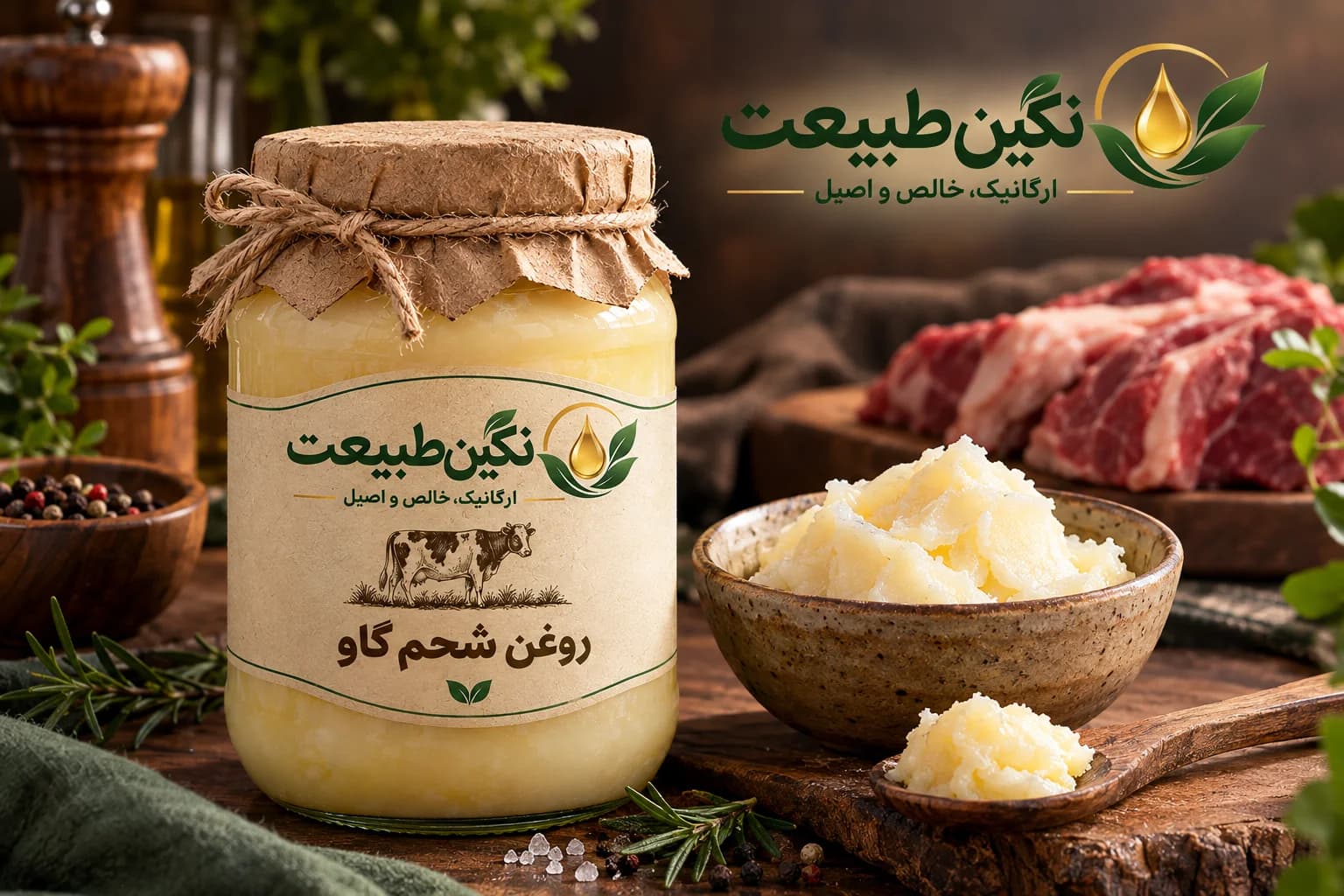 روغن شحم گاو