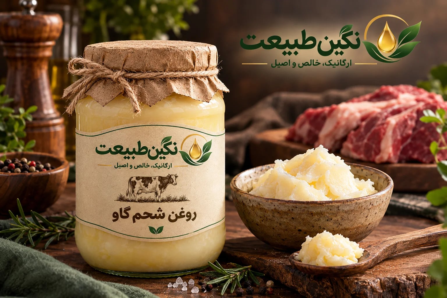 روغن شحم گاو