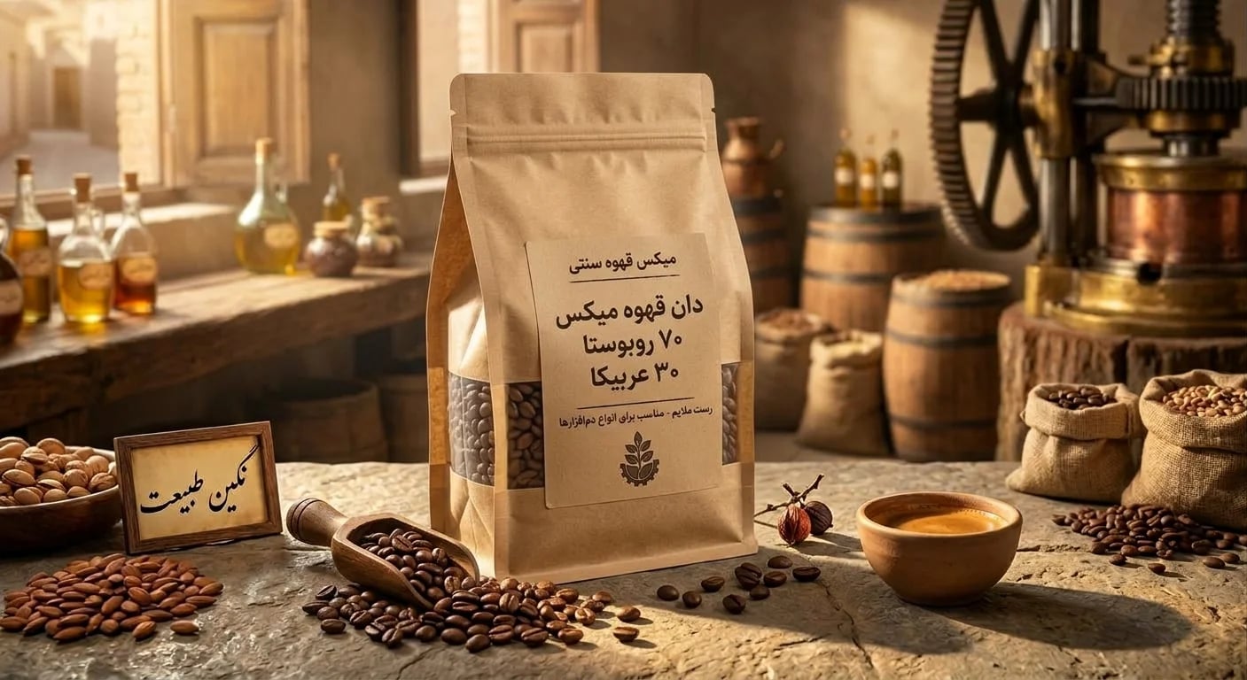 دان قهوه میکس ۷۰ روبوستا ۳۰ عربیکا